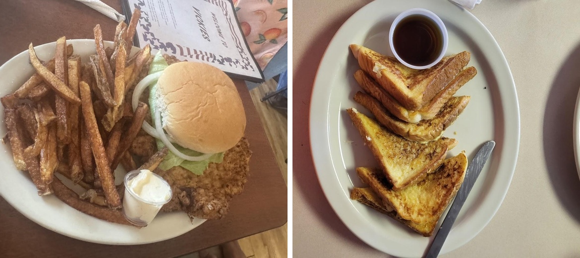 Vickie's Restaurant Menu