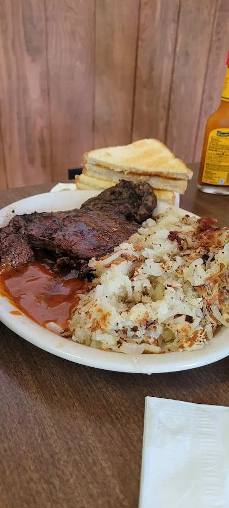 Ribeye Steak with Hasbrown